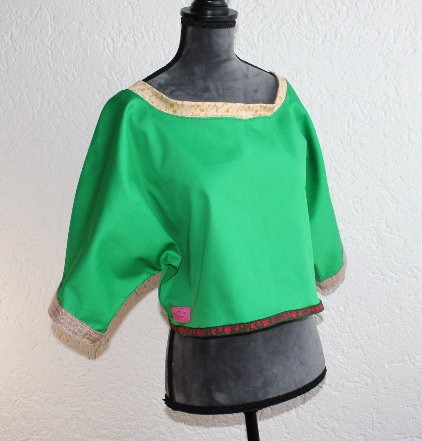 Crop Top - Cotton Satin